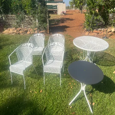 Industrial Painter Katherine NT Steel Tables And Chairs