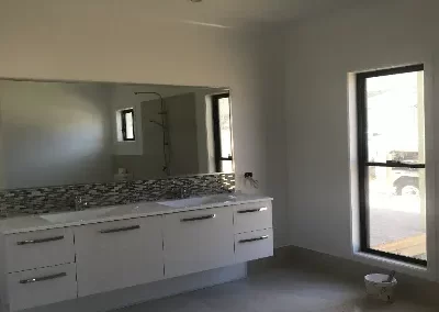 Residential painter Katherine NT bathroom sink