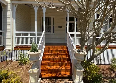 Residential painter Katherine NT house stair and wooden deck